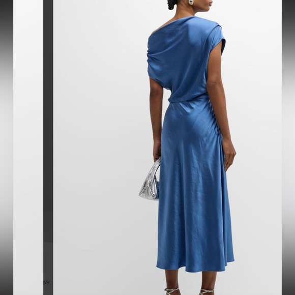 NWT A.L.C. Jasmine Midi Satin Dress - Picture 4 of 14